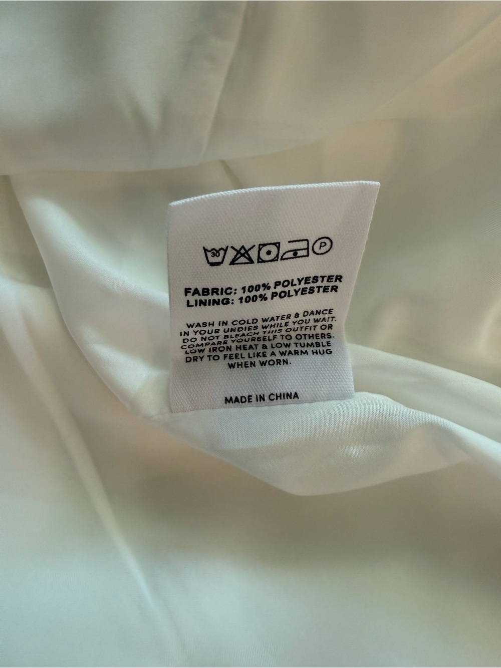 NWT Peppermayo Girl Crush Bow Mini Dress in White, Size 4 - Picture 6 of 10